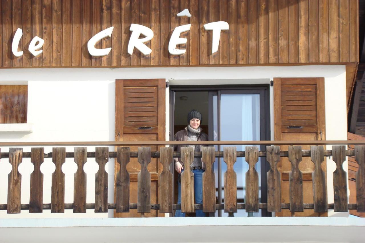 לס דה-אלפס Hotel Le Cret מראה חיצוני תמונה